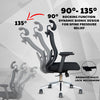 MRC Apex Ergonomic Office Chair| Adjustable Lumbar Support & Mesh Seat, 360° Adjustable Armrests, Multi Lock Mechanism - MRC Executive Chairs