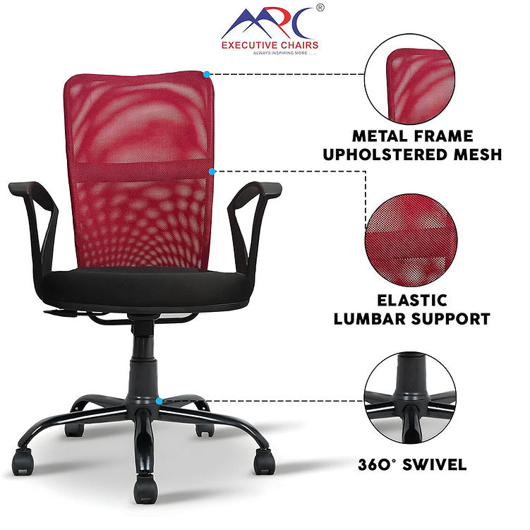 MRC Sigma Mesh Office Chair – For Staff, Computer & Study - MRC Executive Chairs
