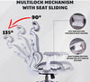 MRC Aero Mesh | High Back Korean Mesh Ergonomic Office Chair | Adjustable Headrest, Lumbar, Pu Armrests - MRC Executive Chairs