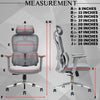 MRC Seltos Orthopedic | Premium Ergonomic Office Chair | 4D Armrests, Orthopedic Spring Lumbar Support - MRC Executive Chairs