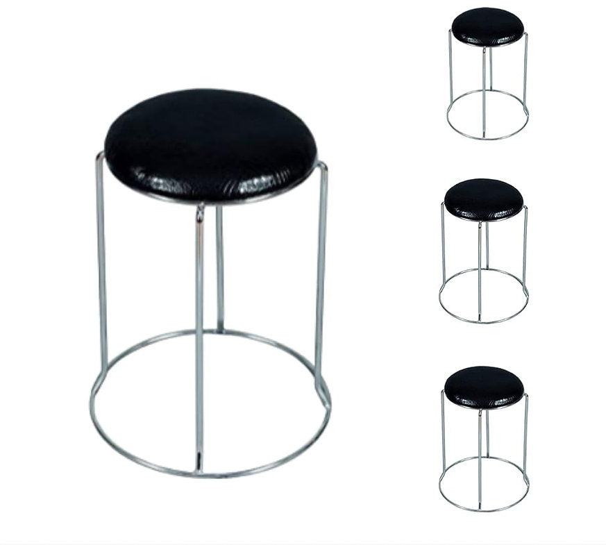 MRC Wooden Home Stainless Steel Dining Stool - MRC Executive Chairs