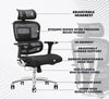 MRC Oscar Premium Mesh Ergonomic Office Chair | High Back with Back Height Adjust, Multi-Lock with seat Slide - MRC Executive Chairs