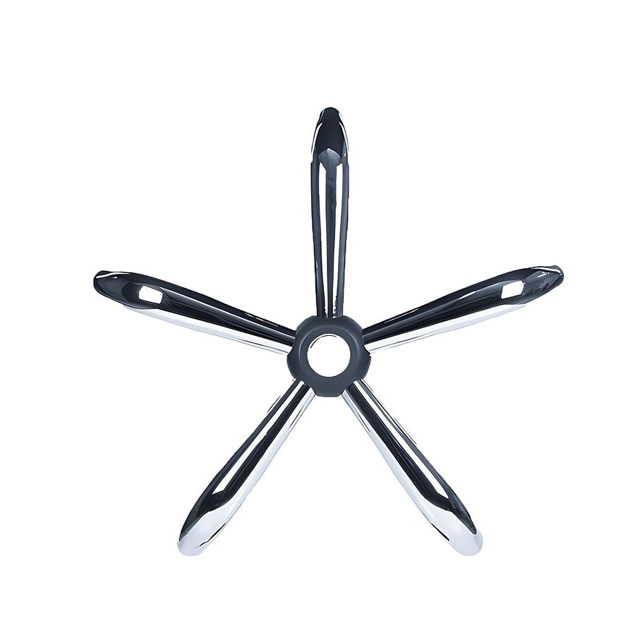 Chrome Base | Heavy Duty Chair Base with Wheels/Chair Stand/Stand Replacement/Metal 25" Inches with Nylon Wheels | Chair Accessories - MRC Executive Chairs