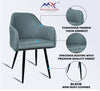 MRC Softy Dining Chair | Velvet Fabric & Cushion Seat for Restaurants, Bedroom, Living Room - MRC Executive Chairs