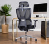 MRC Bravo Cushion Premium Mesh Ergonomic Office Chair| High Back with Auto Lumbar Support, 3D Armrests - MRC Executive Chairs