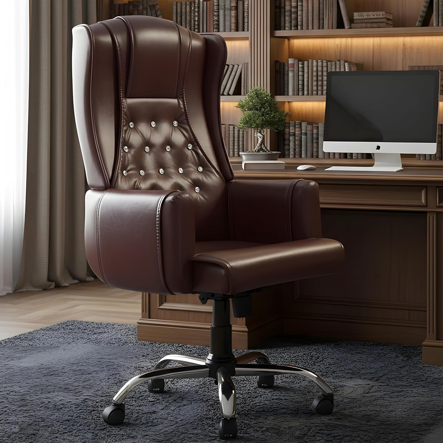 MRC Maharaja King Size Office High Back Boss Chair | Lumbar Support & Heavy Any Position Locking Mechanism - MRC Executive Chairs